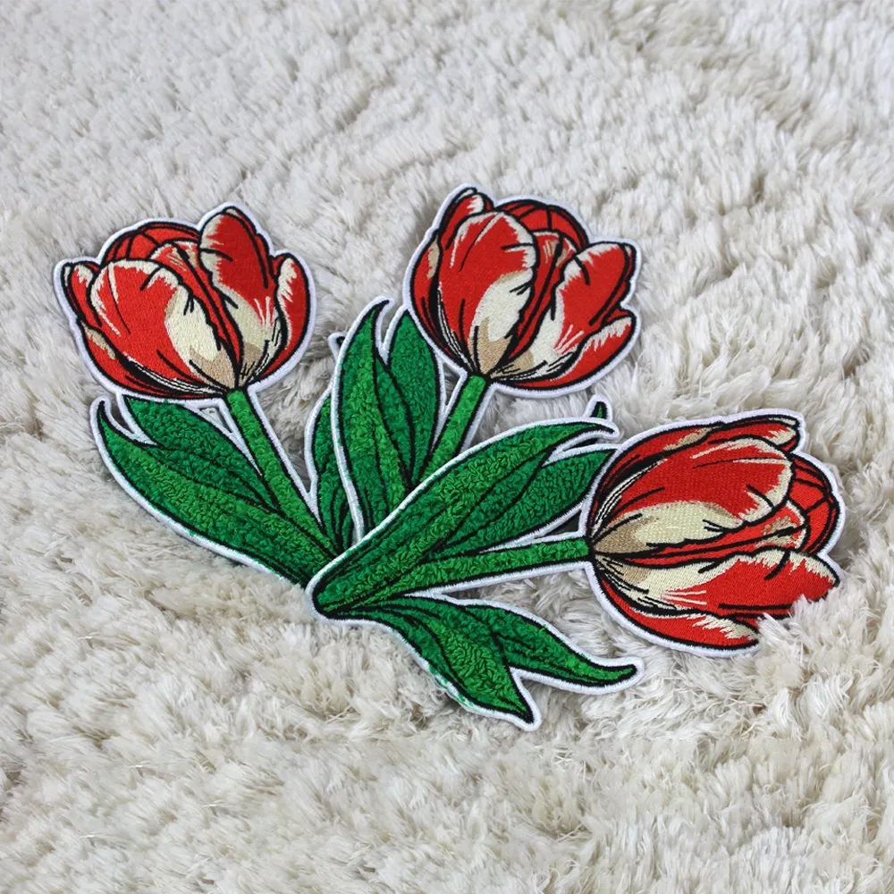 Chenille-Patch Flower