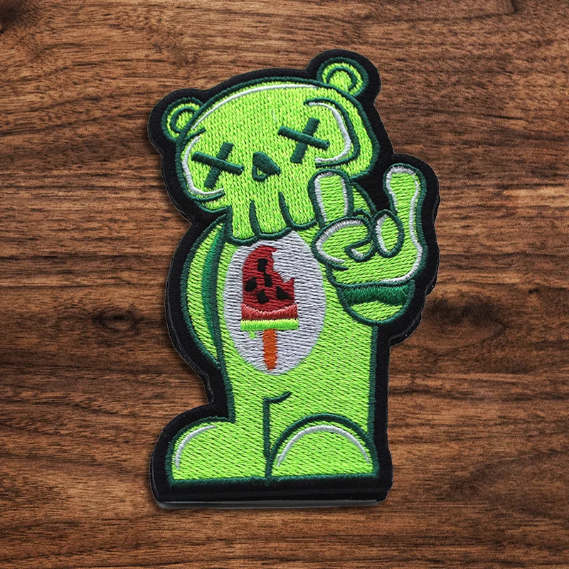 Embroidery green patch