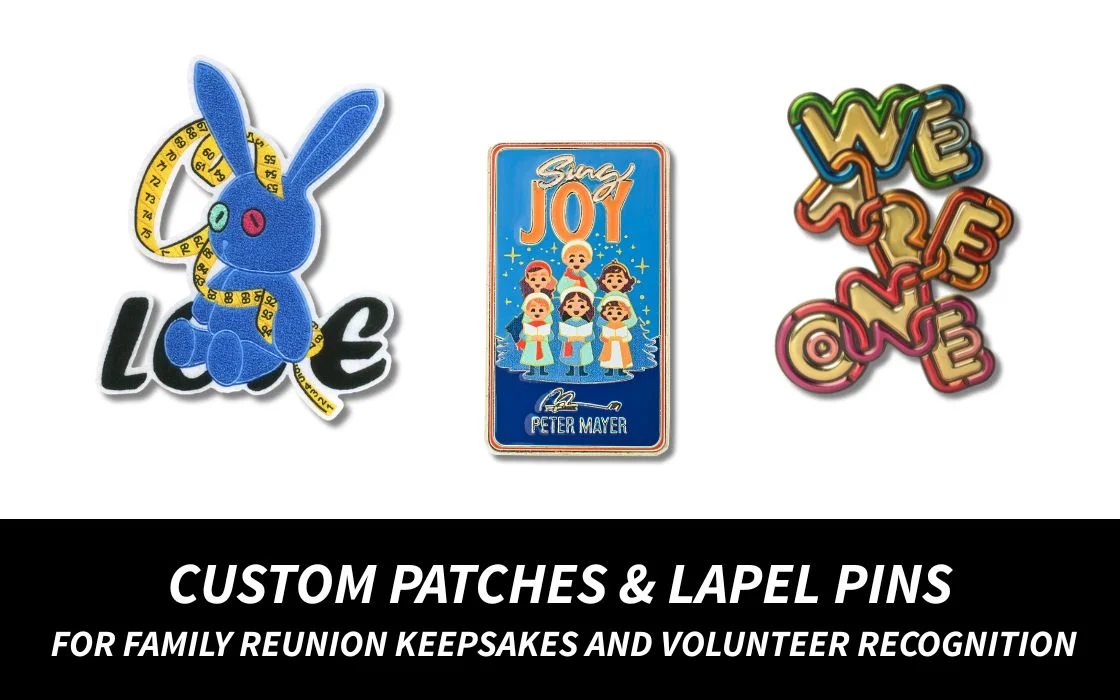 custom patches and lapel pins