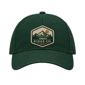 Embroidery patch cap
