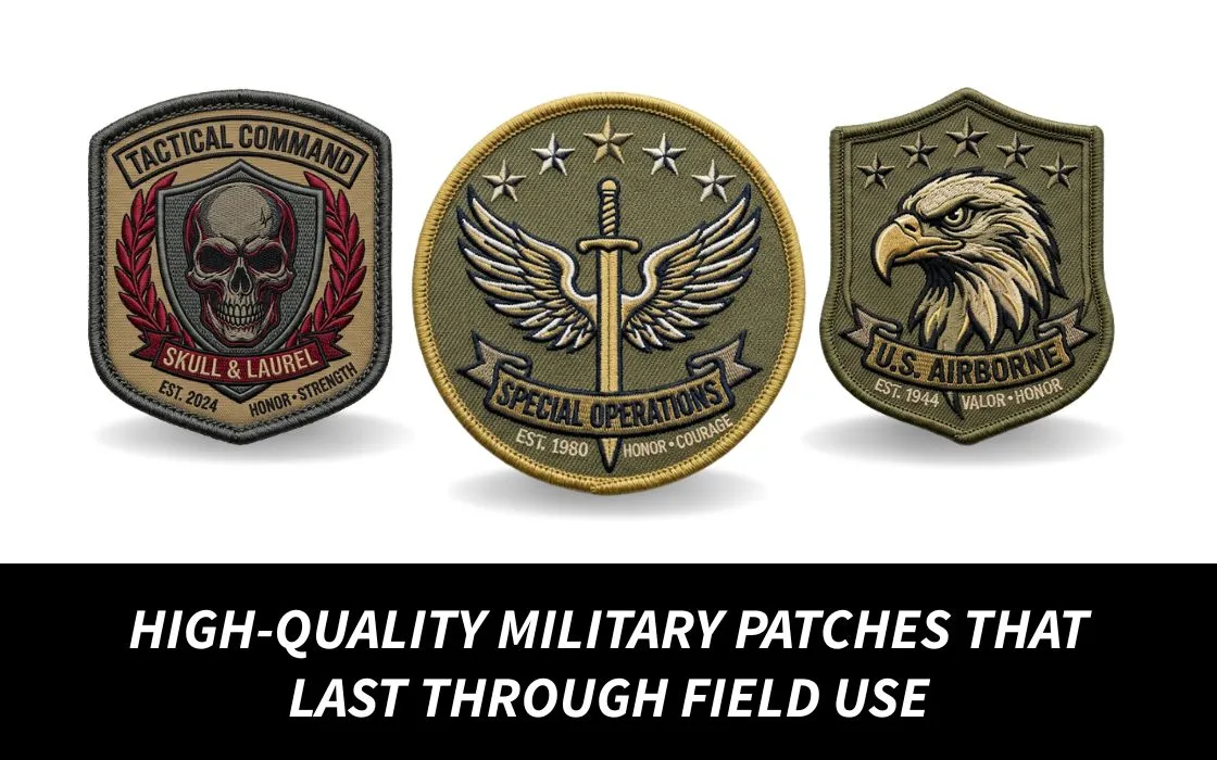 High-Quality Military Patches That Last Through Field Use