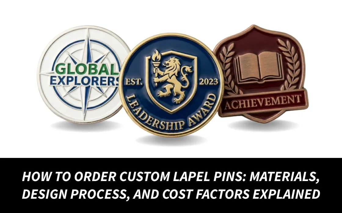 How to Order Custom Lapel Pins_ Materials, Design Process, and Cost Factors Explained