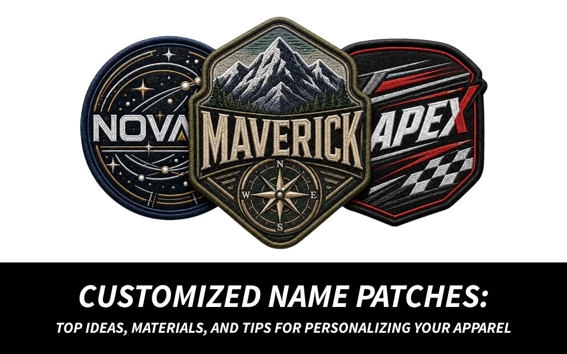Customized Name Patches_ Top Ideas, Materials, and Tips for Personalizing Your Apparel