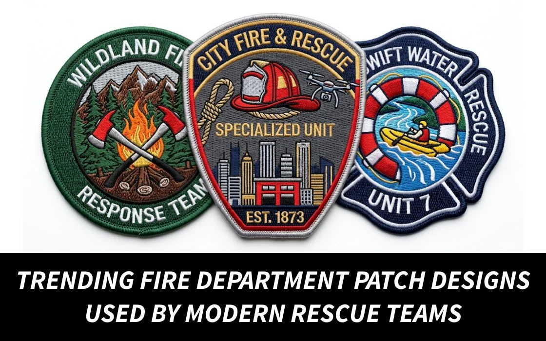 Trending Fire Department Patch Designs Used by Modern Rescue Teams