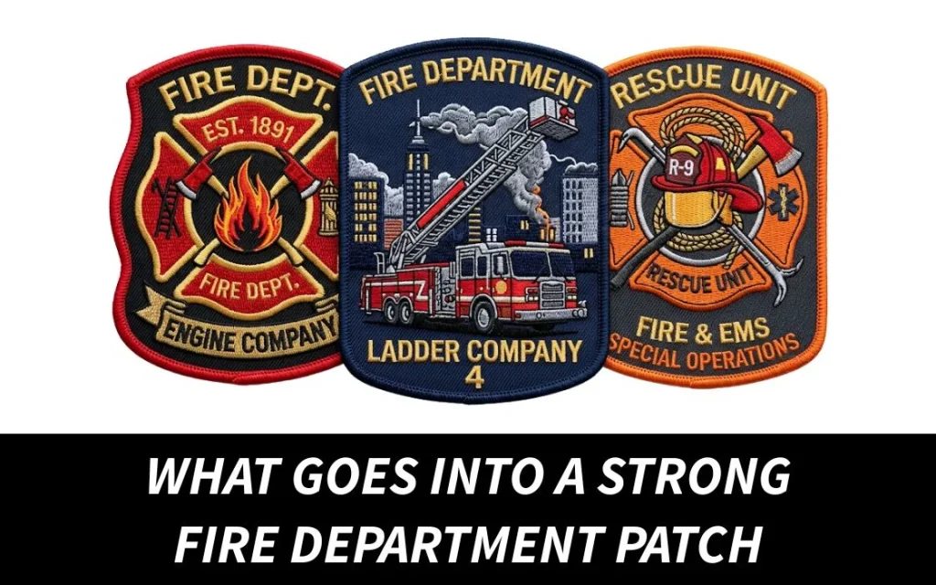 What Goes Into a Strong Fire Department Patch