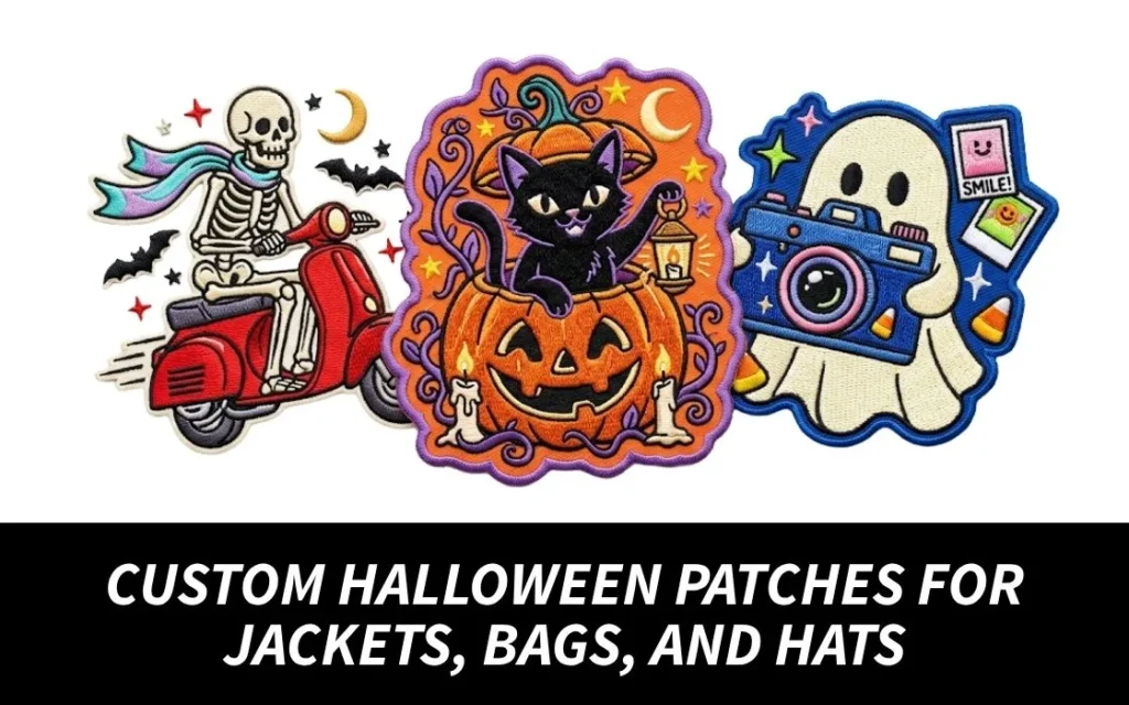 Custom Halloween Patches for Jackets, Bags, and Hats