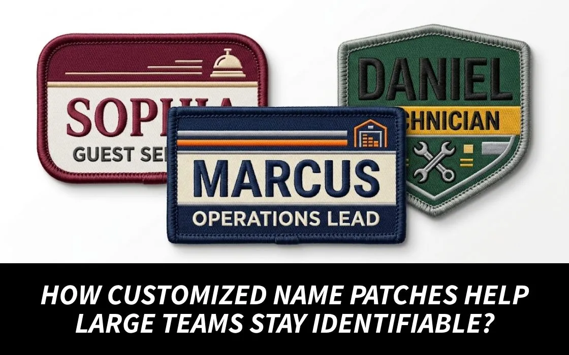 How Customized Name Patches Help Large Teams Stay Identifiable
